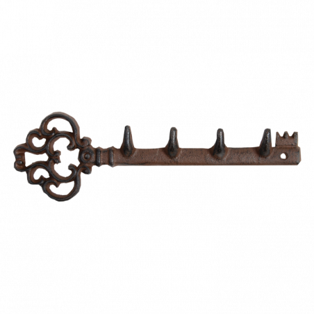 Patere à clefs en fonte 29cm