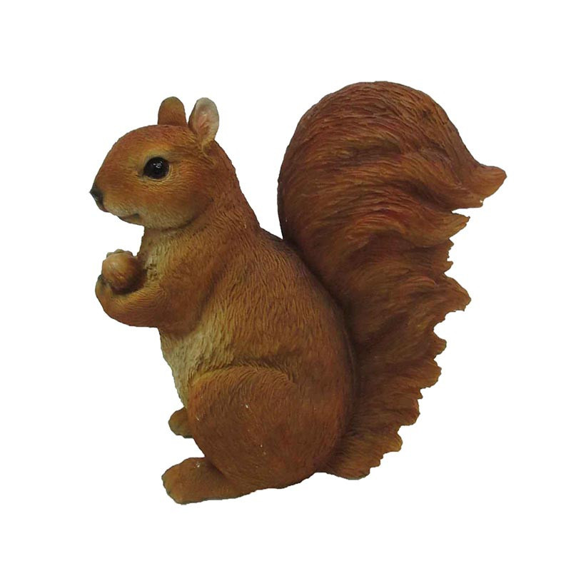 Statue deco,Décoration de jardin d'écureuil en résine créative,accessoires  d'extérieur pour la maison,ornements - Type 13x8x16cm - Cdiscount Maison