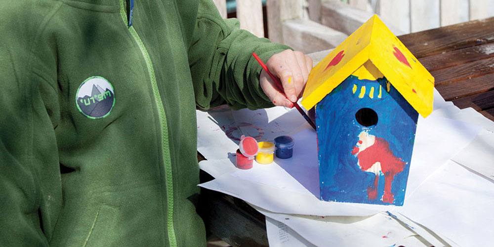 Acheter nichoir décoratif pour oiseau à peindre à votre enfant